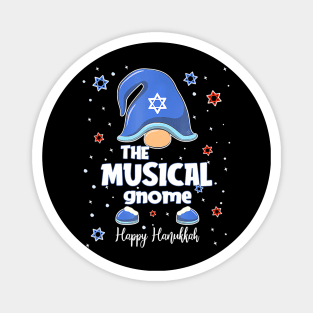 Funny The Musical Gnome Hanukkah Matching Family Magnet